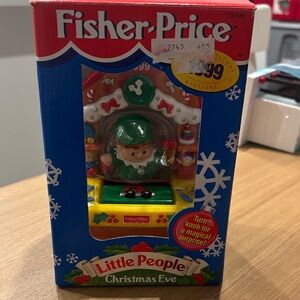 Fisher-Price Little People Christmas Elf with Green Outfit